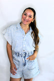OBSESSION OVER DENIM ROMPER