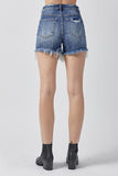 THE CHELSEA HIGH-RISE DISTRESSED SHORTS