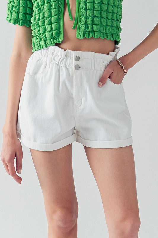 THE VINTAGE HIGH-WAISTED SHORTS