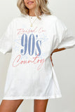 RAISED ON 90'S COUNTRY GRAPHIC TEE