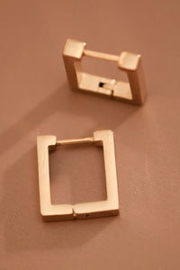 GOLD STAINLESS STEEL HOOPS