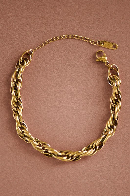 STAINLESS STEEL CHAIN BRACELET