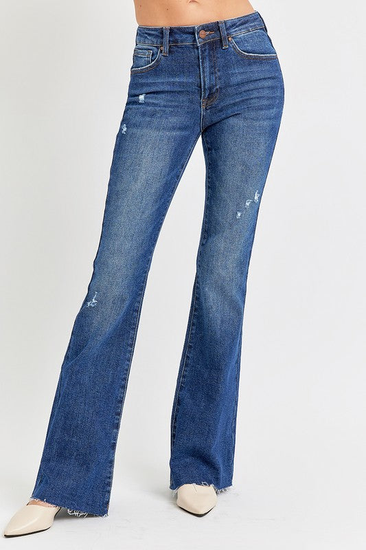 THE JORDYN MID-RISE FLARE JEANS