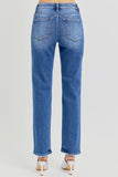 THE TAMI MID-RISE ANKLE TAPERED JEANS