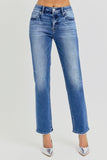 THE TAMI MID-RISE ANKLE TAPERED JEANS