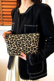 LEOPARD COSMETIC BAG-KHAKI