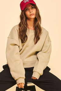 TAUPE SWEATSHIRT