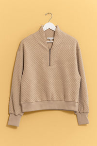 THE COZY QUILTED PULLOVER