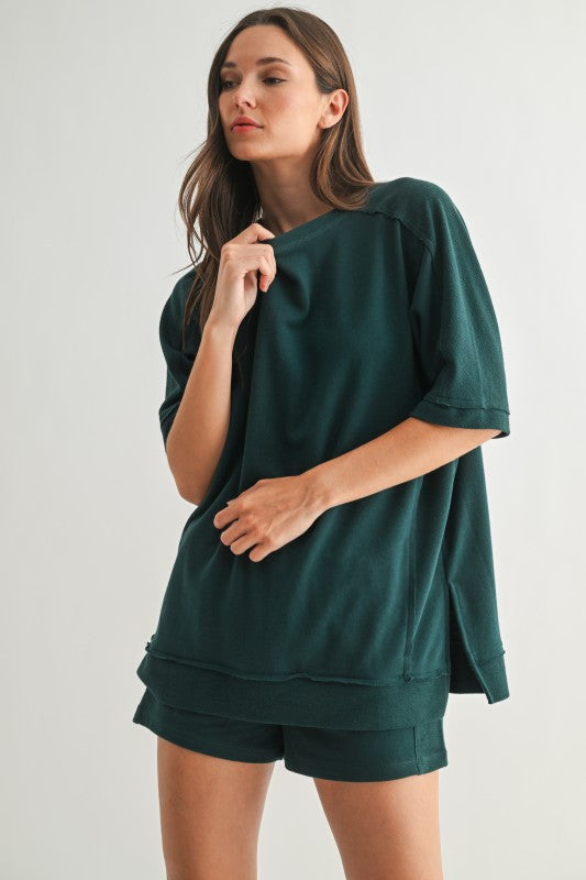 THE OFFSET SHORT SLEEVE TOP