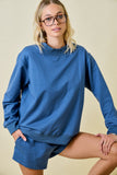 LOVE A MOCK NECK TOP