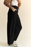 BARREL PANTS IN BLACK