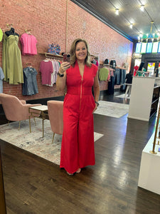 RED RUBY JUMPSUIT