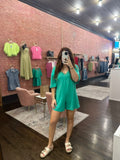 DROP SHOULDER KNIT ROMPER