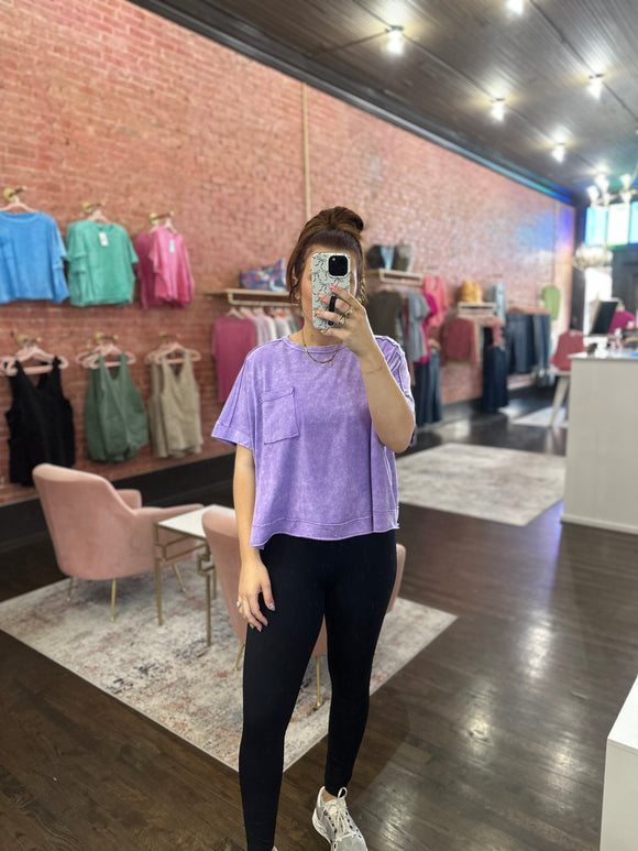 HAVE TO HAVE TOP IN VIOLET
