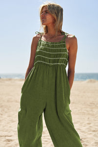 THE MOSS SMOCKED JUMPSUIT