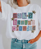 MAKE HEAVEN CROWDED GRAPHIC TEE