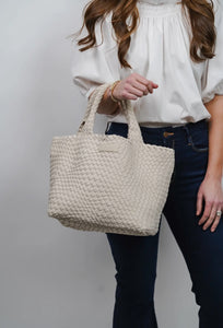 THE MAURIE TOTE IN BONE