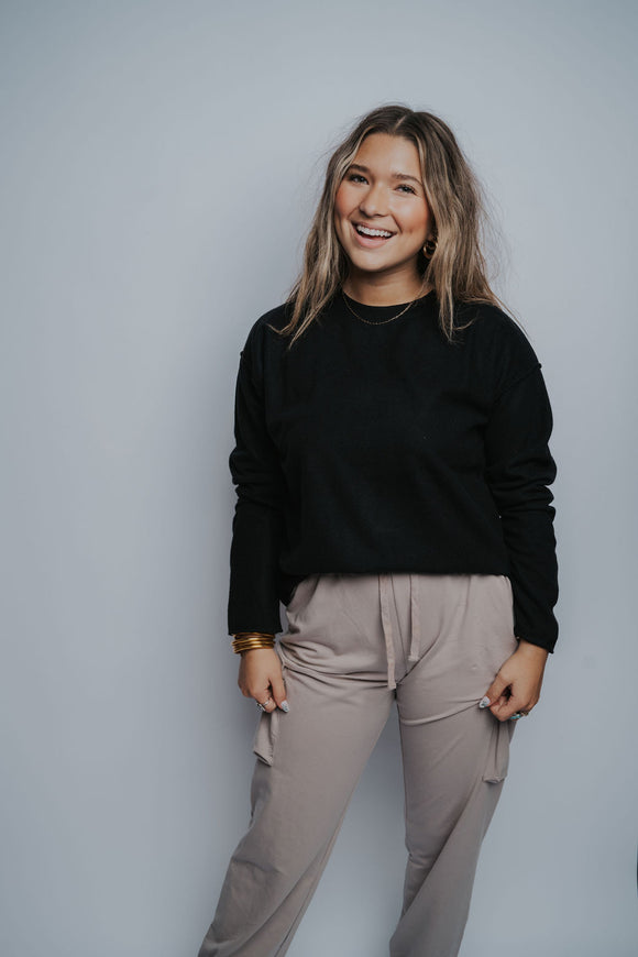 NOT YOUR GIRL LONG SLEEVE TOP