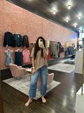 HIGH RISE BARREL JEANS