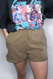 ALL THE COMFORT SHORTS IN BROWN