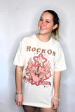 ROCK ON DOLLY GRAPHIC TEE