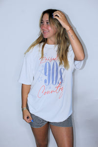 RAISED ON 90'S COUNTRY GRAPHIC TEE