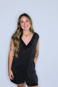 THE COMFY BLACK ROMPER