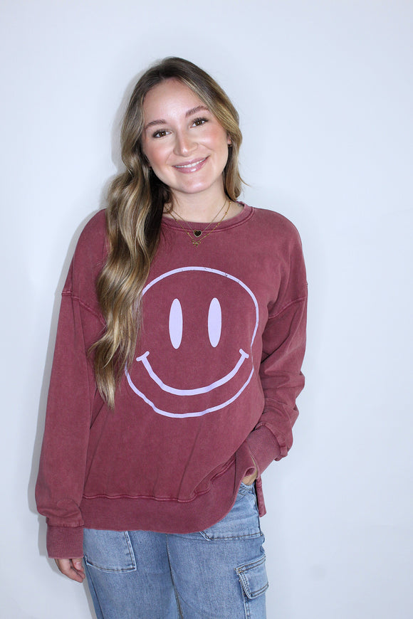 SMILE FACE PULLOVER