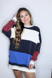 RUGBY COLOR BLOCK SWEATSHIRT