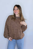 THE STUNNING SWEATSHIRT IN BROWN