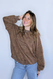 THE STUNNING SWEATSHIRT IN BROWN