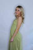 KNOTTED HALTER DRESS
