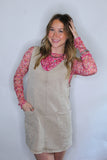 WANDER AWAY DRESS IN ASH MOCHA