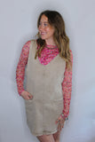 WANDER AWAY DRESS IN ASH MOCHA