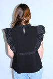 RUFFLE TEXTURED TOP