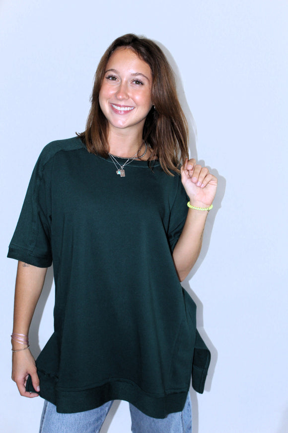 THE OFFSET SHORT SLEEVE TOP