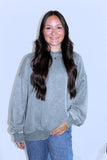 FALL IS APPROACHING PULLOVER IN ASH JADE