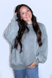 FALL IS APPROACHING PULLOVER IN ASH JADE