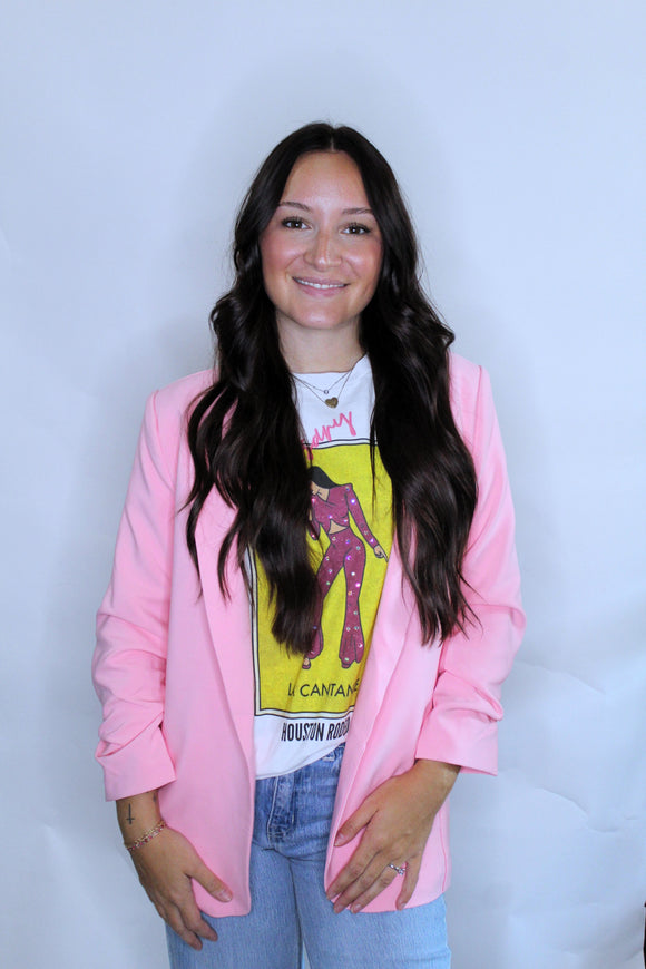 COME WITH STYLE BLAZER IN PINK
