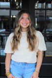 THE TEXTURED KNIT TOP
