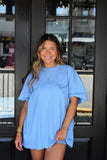 THE BOYFRIEND TEE - SPRING BLUE