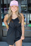 THE BLACK V-NECK ROMPER
