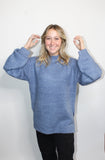 FEEL THE SOFTNESS SWEATER IN BLUE