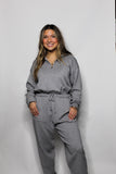 THE LONG SLEEVE SWEATER JUMPSUIT
