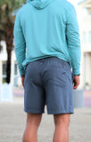 THE GREG EVERYDAY RIVER ROCK GRAY SHORTS