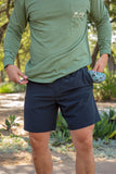 THE NELLY EVERYDAY MATTE BLACK SHORTS