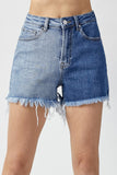 TWO-TONE HIGH-RISE SHORTS