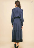 NAVY ALL THE WAY DRESS