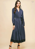 NAVY ALL THE WAY DRESS